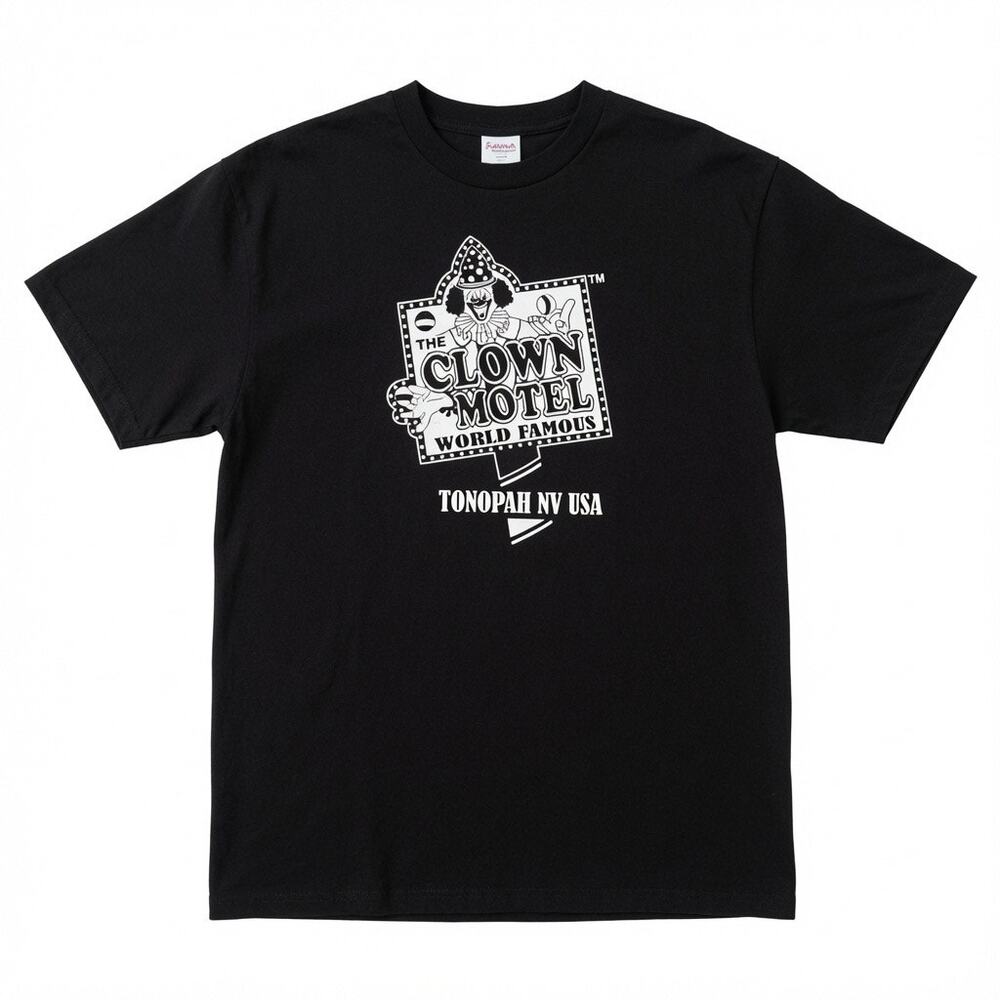 Clown Collections Clown Motel Tonopah NV Black Graphic Tee 2XL Official